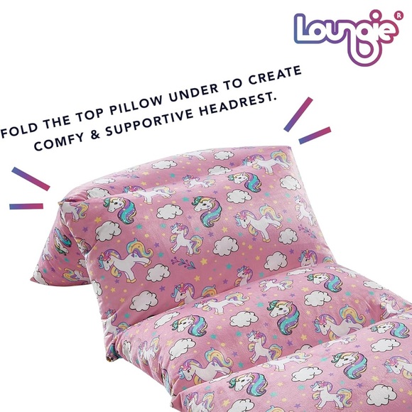 Loungie floor pillow (pillows not included) sports theme - Picture 3 of 3